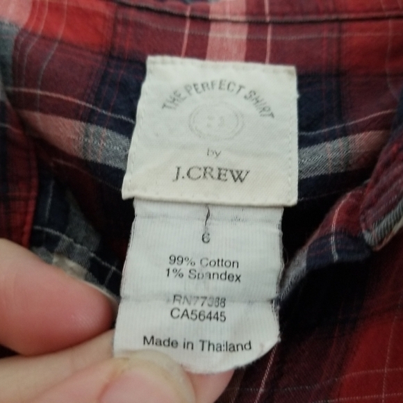 J.Crew Women's Plaid Button Down Long Sleeve Shirt - Picture 6 of 12